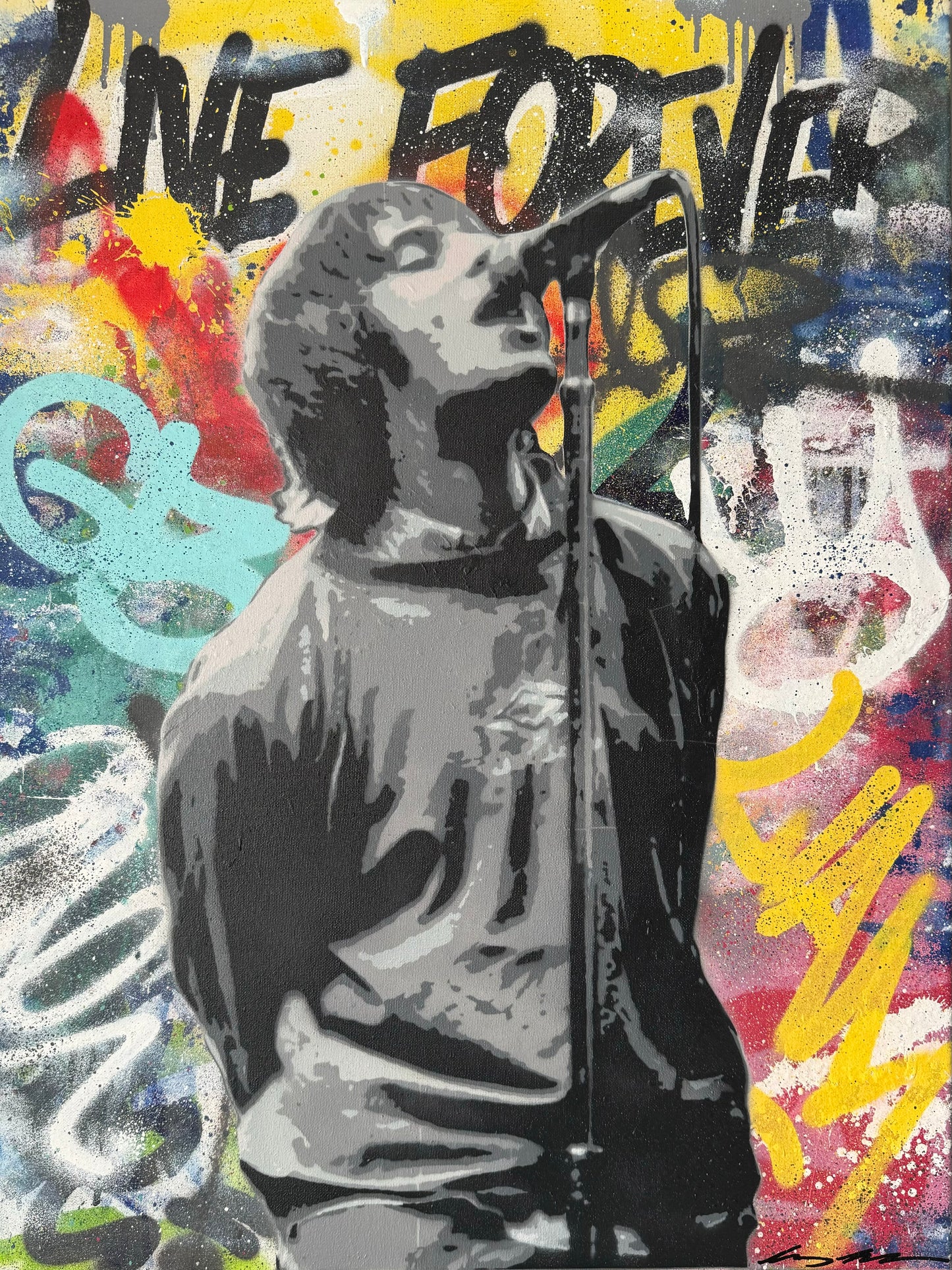 Live Forever - Original painting (80x60cm)