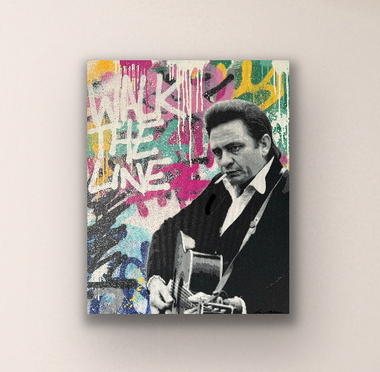 Walk the Line - Original painting (80x60cm)