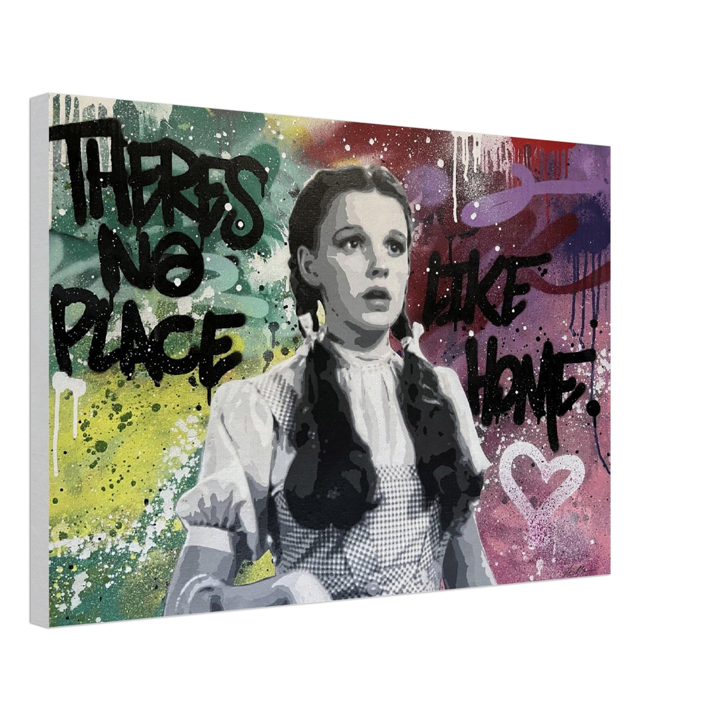There's No Place Like Home Canvas (A2)